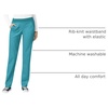 WonderWink Women’s Women’s Knit Waist Cargo Scrub Pant(Teal Blue)