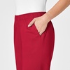 Wonderwork Women’s Pull-on Cargo Scrub Pant(Red)