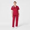 Wonderwork Women’s Pull-on Cargo Scrub Pant(Red)