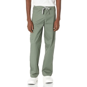 WINK WonderWORK Unisex Drawstring Cargo Scrub Pant(Olive)