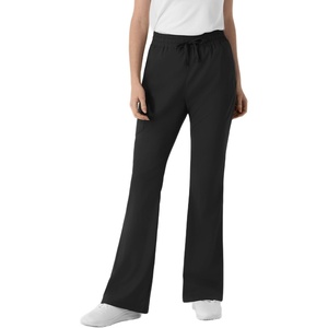 Wink Boundless Women’s Flare Leg Scrub Pant(Black)