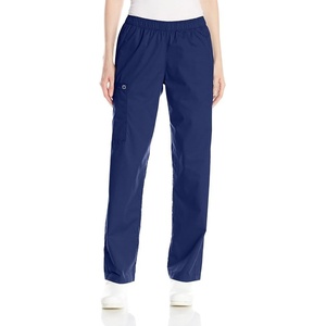 Wink WonderWORK Women’s Pull-On Cargo Scrub Pant, Navy, 3XL PET