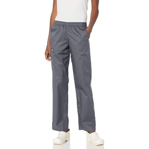 Wink WonderWORK Women’s Pull-On Cargo Scrub Pant, Pewter, S