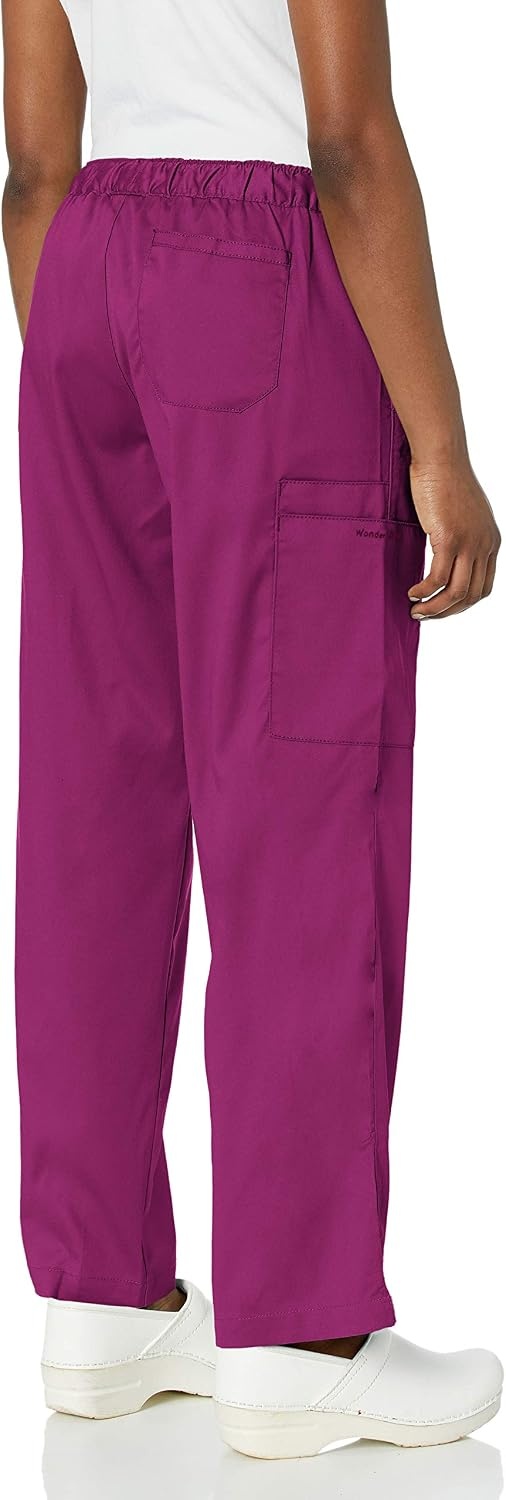 image:imageWINK Womens Logan Elastic Waist PantWine