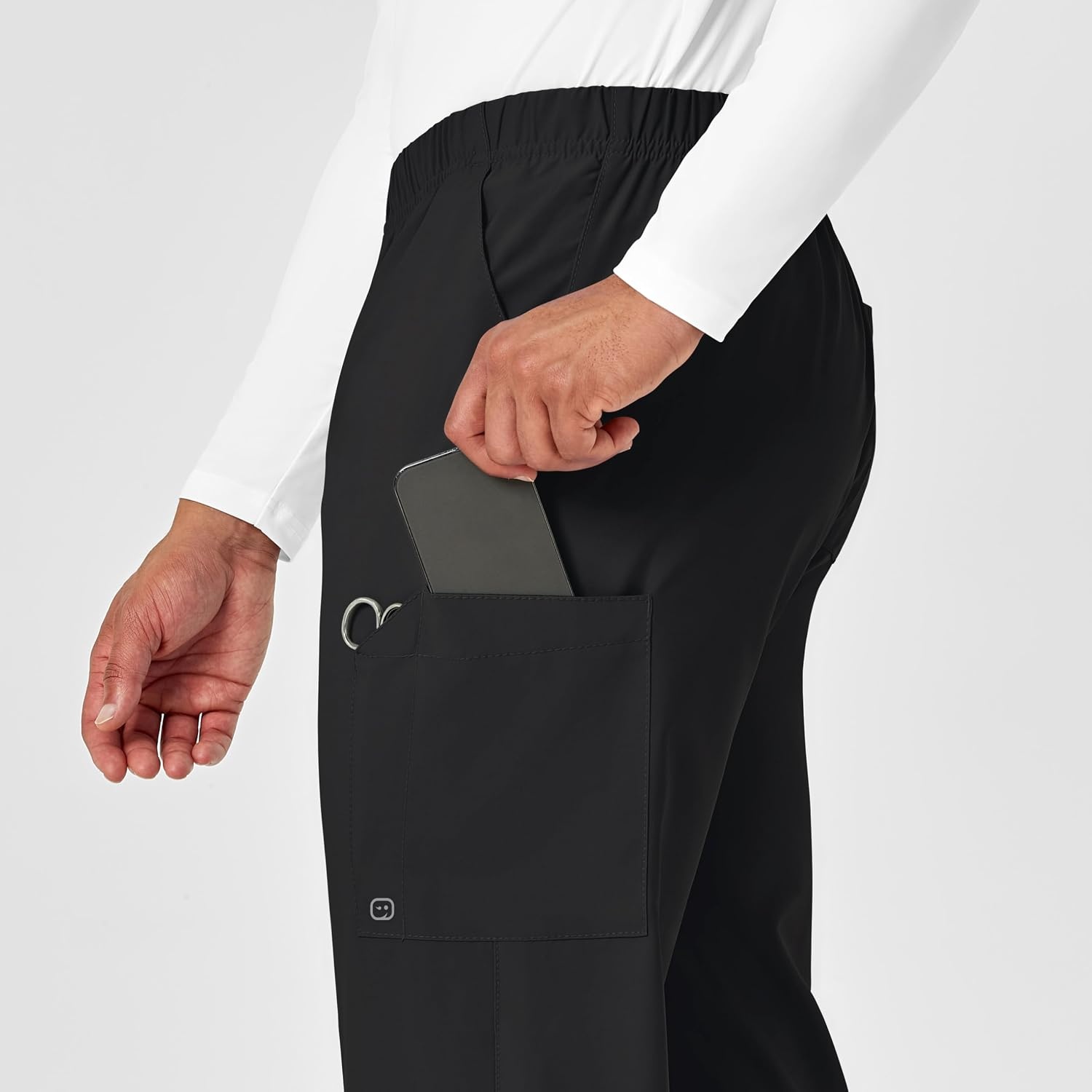 image:imageWink W123 Unisex MultiCargo Scrub PantBlack