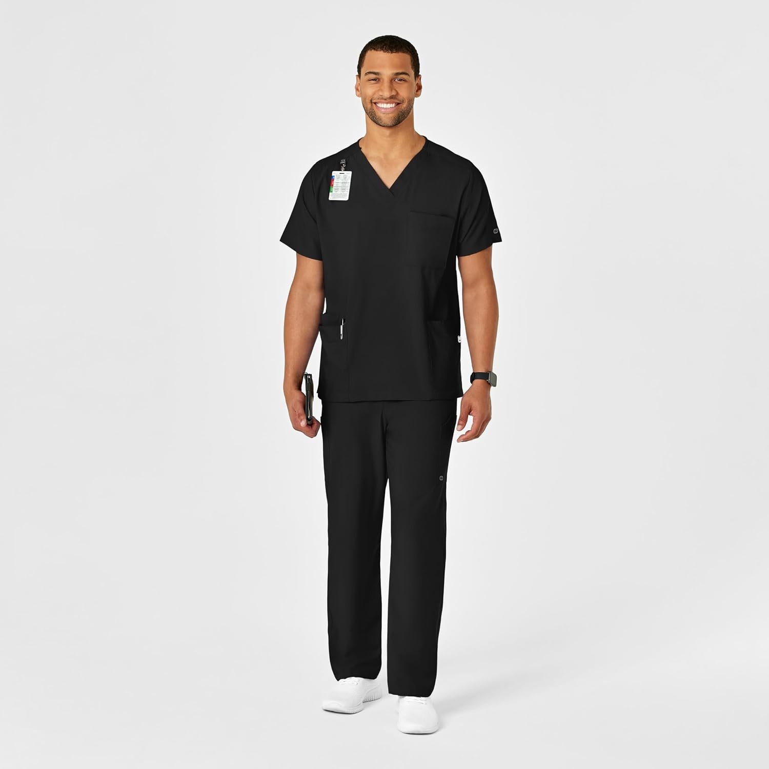 image:imageWink W123 Unisex MultiCargo Scrub PantBlack