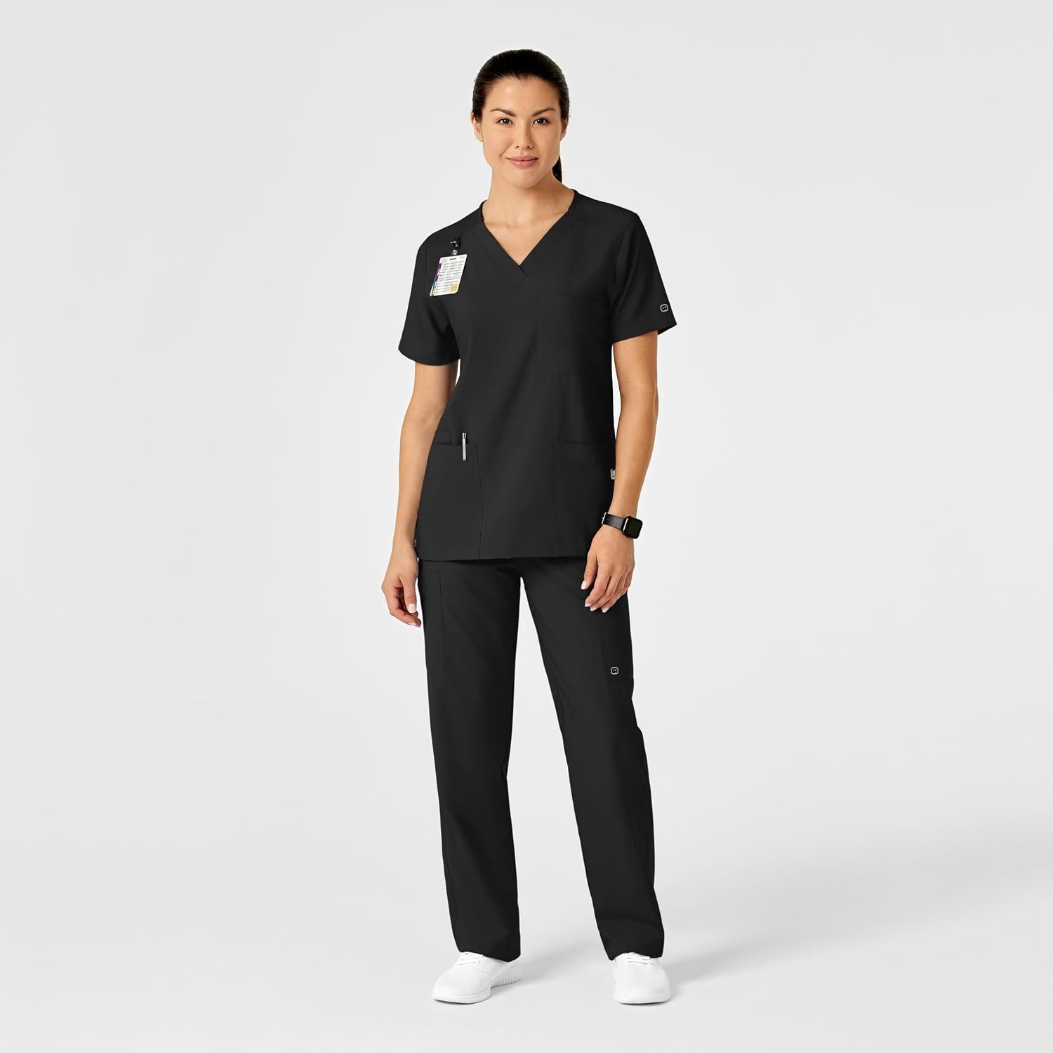 image:imageWink W123 Unisex MultiCargo Scrub PantBlack