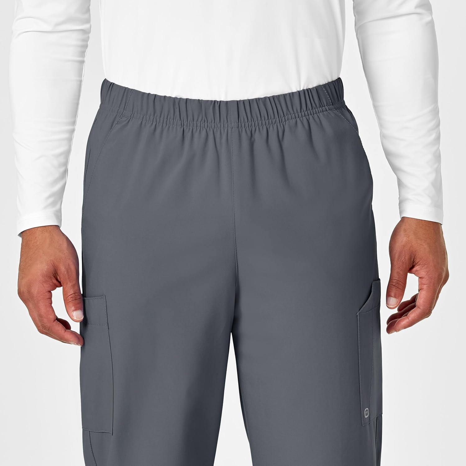 image:imageWink W123 Unisex MultiCargo Scrub PantPewter