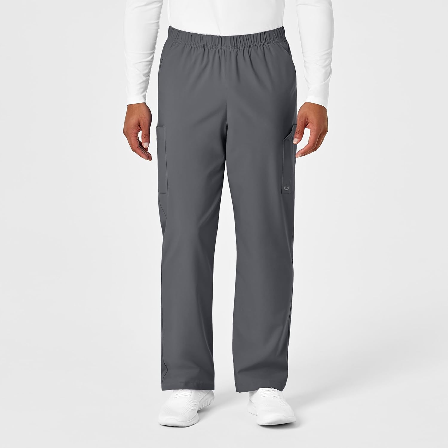 image:imageWink W123 Unisex MultiCargo Scrub PantPewter