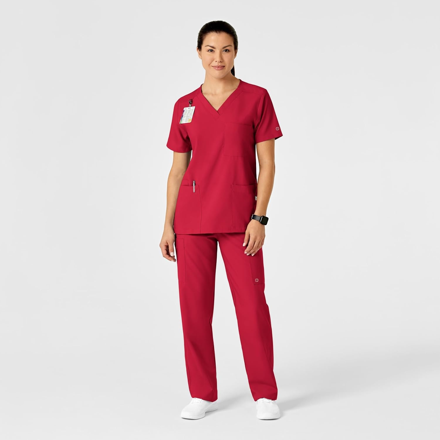 image:imageWink W123 Unisex MultiCargo Scrub PantRed