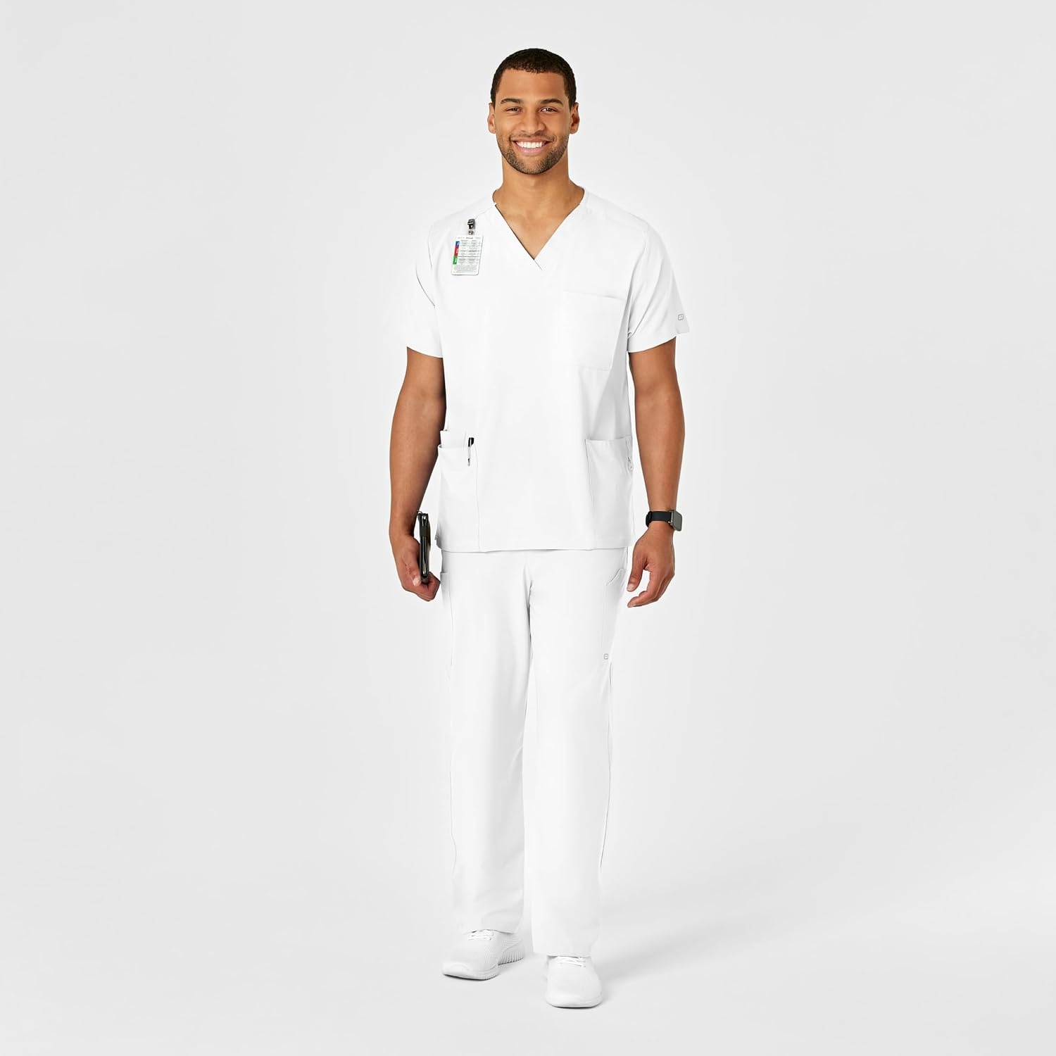image:imageWink W123 Unisex MultiCargo Scrub PantWhite