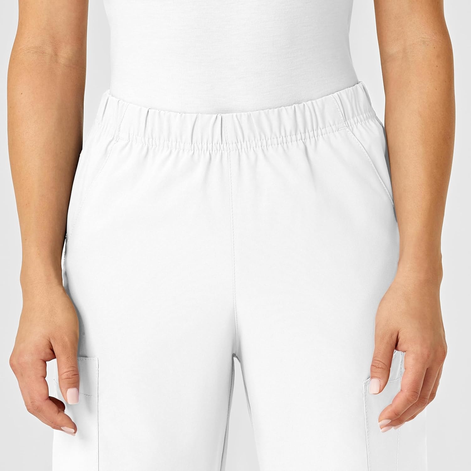 image:imageWink W123 Unisex MultiCargo Scrub PantWhite