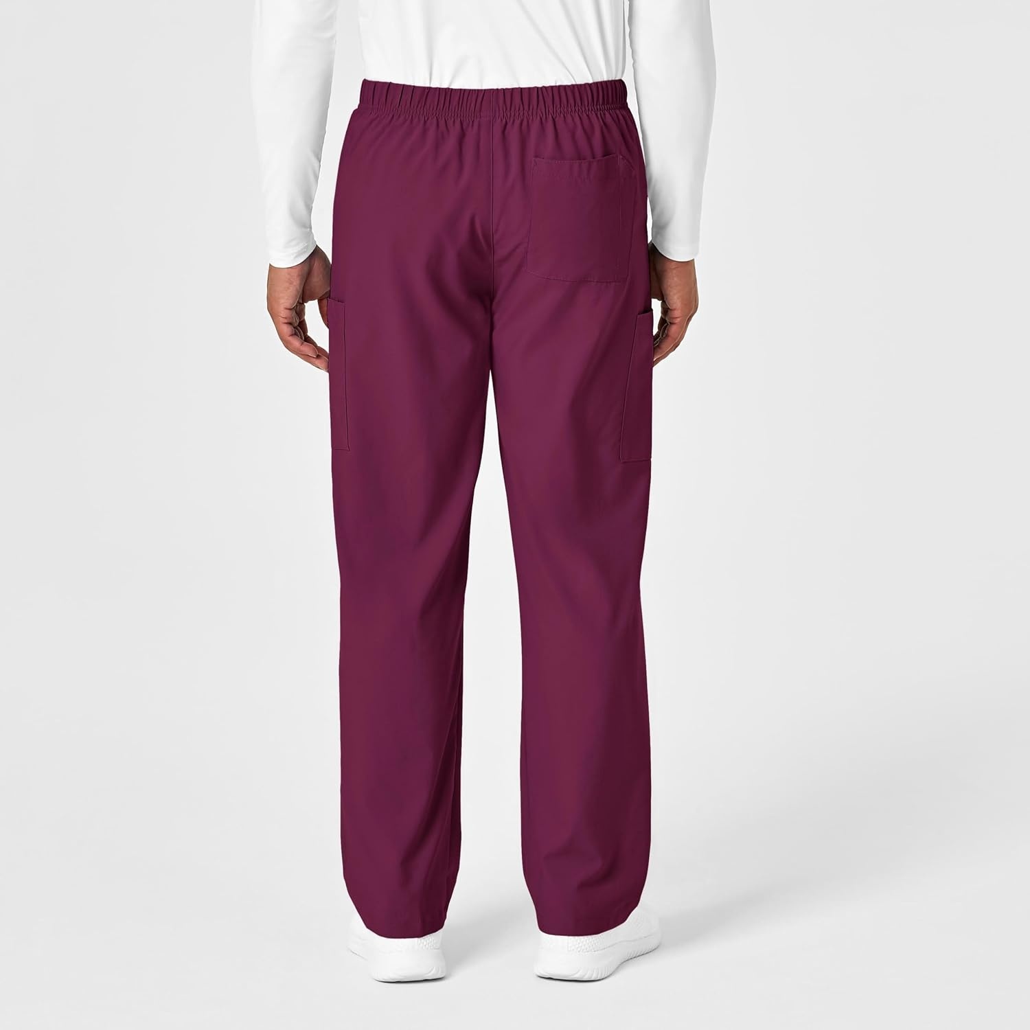image:imageWink W123 Unisex MultiCargo Scrub PantWine