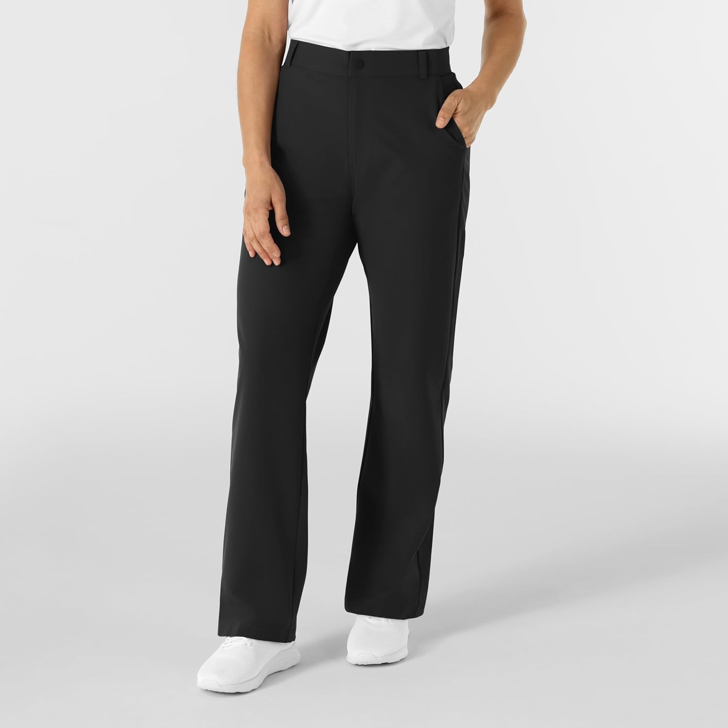 image:imageWink Womens Womens Scrub Chino PantBlack