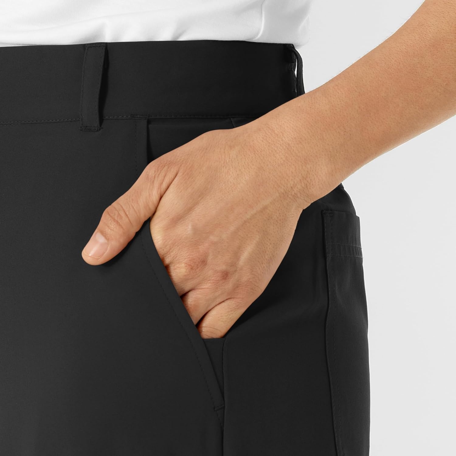image:imageWink Womens Womens Scrub Chino PantBlack
