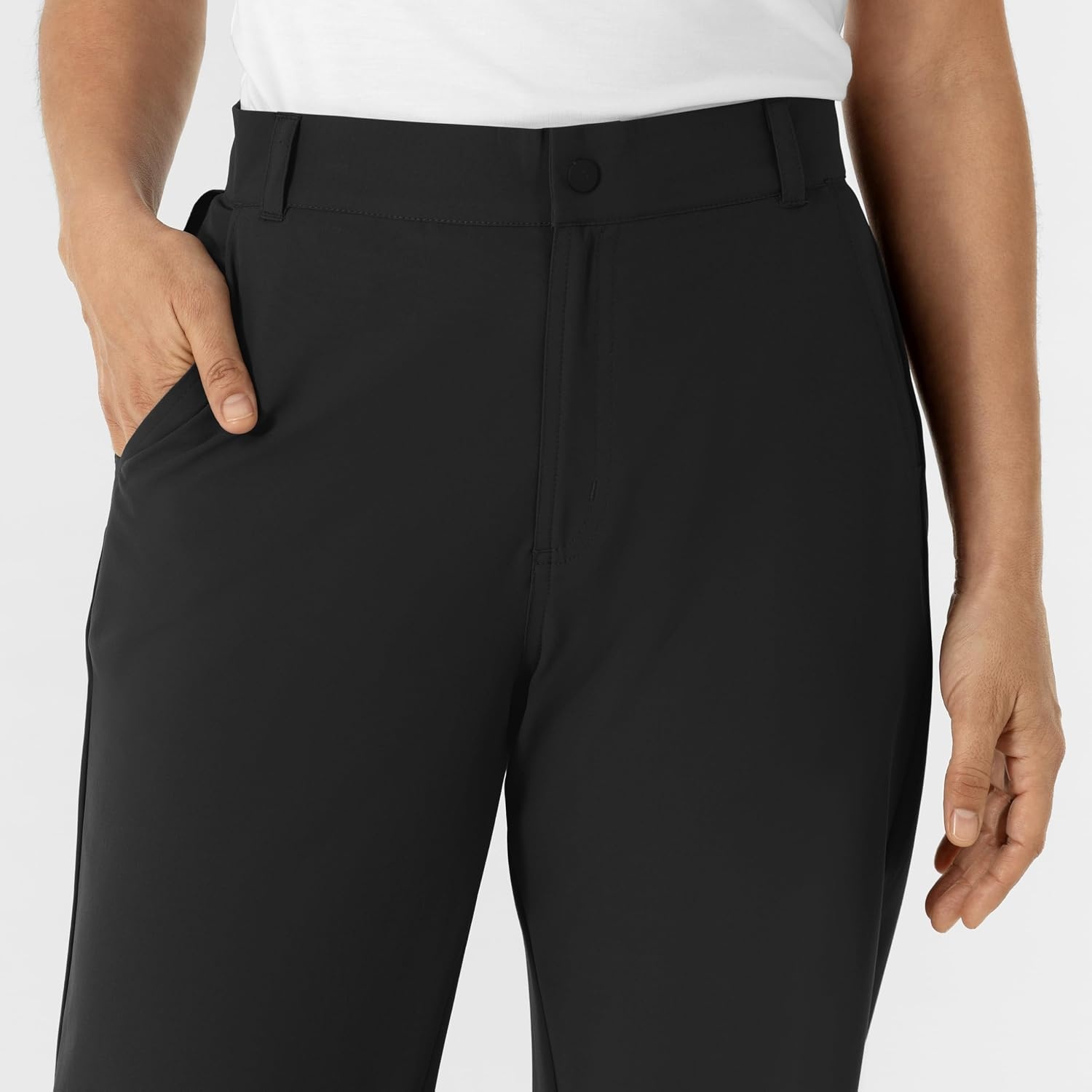 image:imageWink Womens Womens Scrub Chino PantBlack