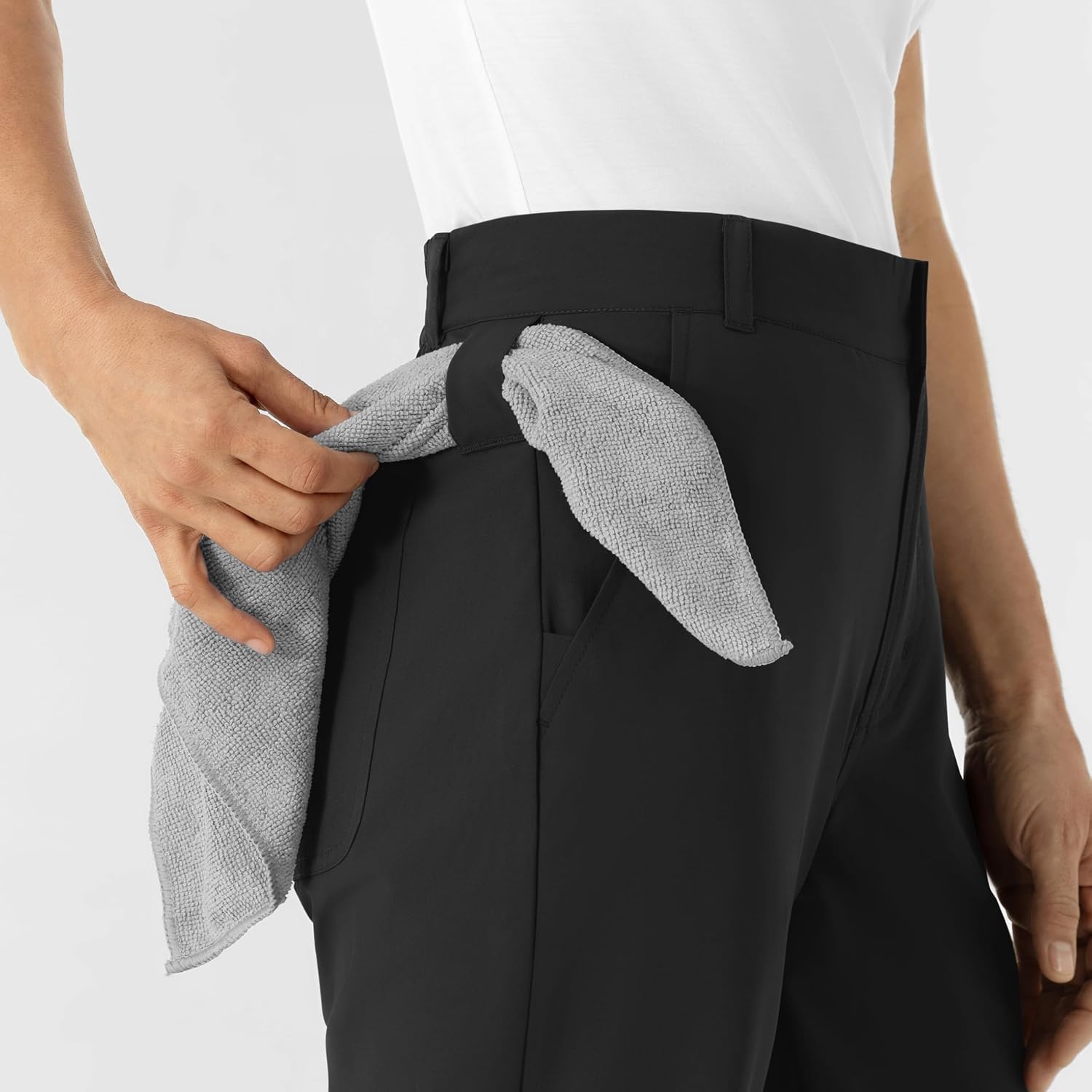 image:imageWink Womens Womens Scrub Chino PantBlack