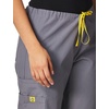 Wink Origins Sierra – Drawstring Cargo Scrub Pant, Pewter, 2XS PET