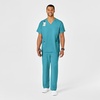 Wink W123 Unisex Multi-Cargo Scrub Pant(Teal Blue)