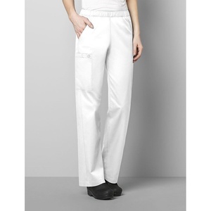 WINK WonderWORK Women’s Pull-On Cargo Scrub Pant, White, 2XS