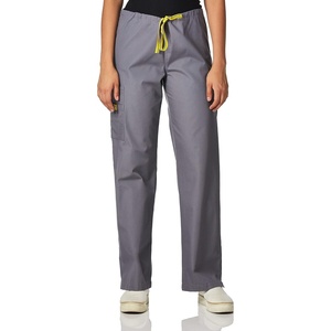Wink Origins Sierra – Drawstring Cargo Scrub Pant, Pewter, 2XS PET
