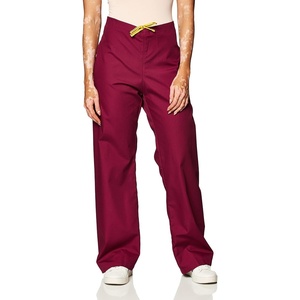 WonderWink Unisex Adult The Papa Seamless Big Medical Scrubs Pants, Wine, XX-Large US