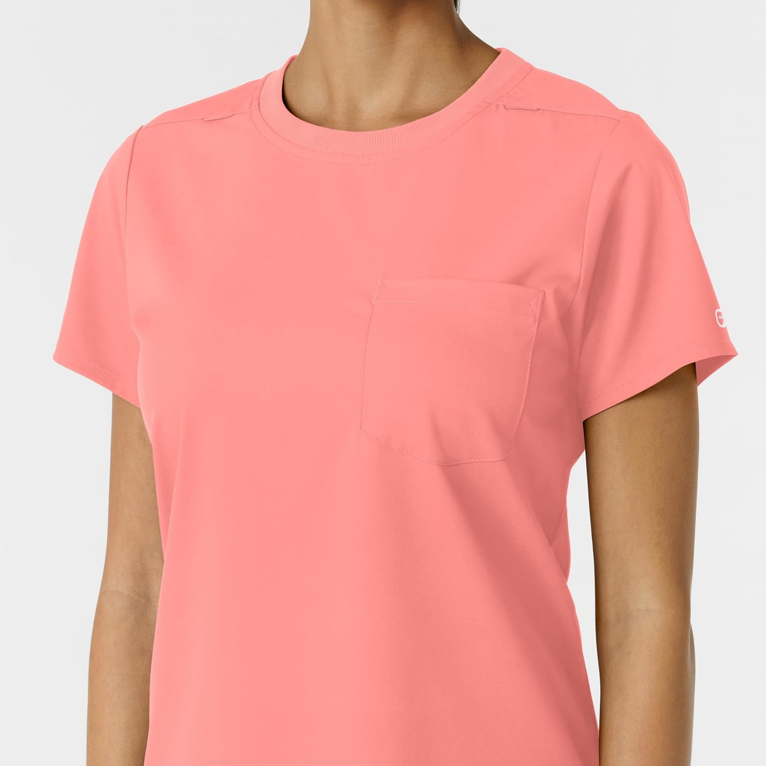 image:imageWink Scrubs for Women Boundless Classic Tee with 1 PocketParadise Pink