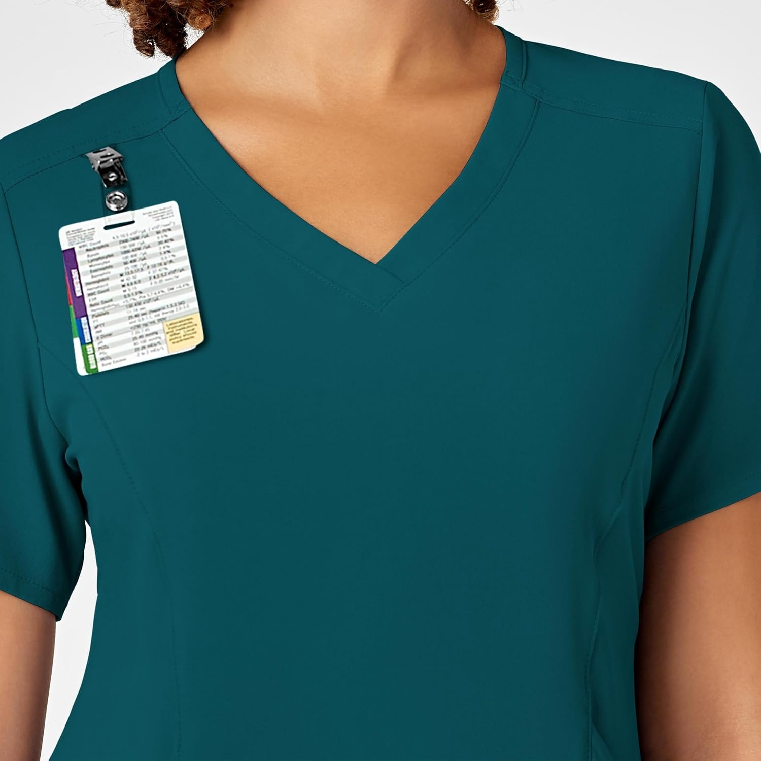 image:imageWonderWink Womens Womens VNeck Scrub TopCaribbean