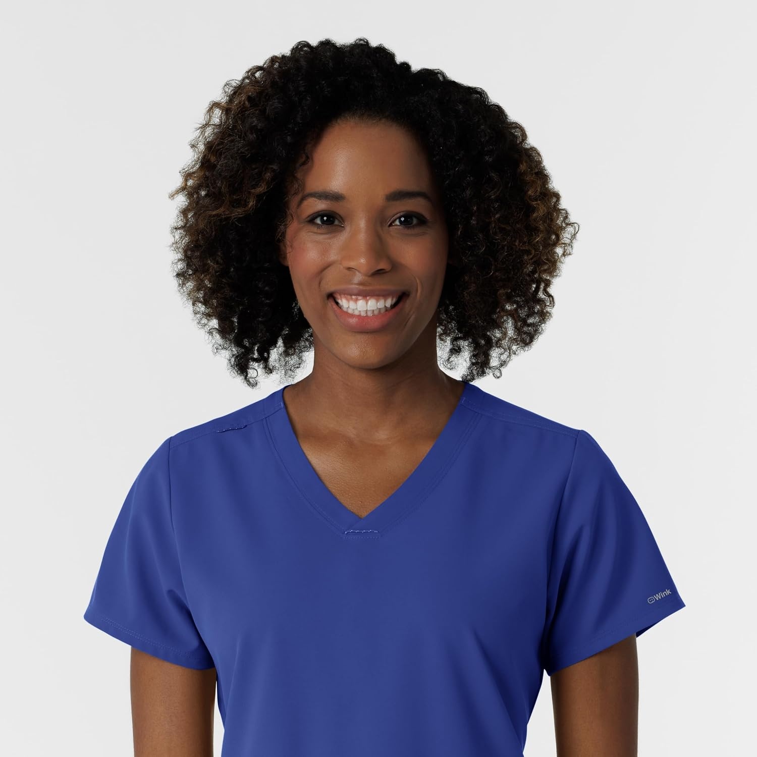 image:imageWonderWink Womens Womens VNeck Scrub TopGalaxy Blue