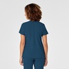 WINK Renew Women’s Mock Wrap Scrub Top(Caribbean Blue)