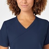 WINK Renew Women’s Mock Wrap Scrub Top(Navy)