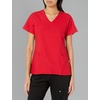 WINK Renew Women’s Mock Wrap Scrub Top(Red)
