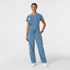 Wink Scrubs for Women, Boundless, Classic Tee with 1 Pocket(Pacific Blue)