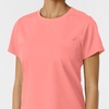 Wink Scrubs for Women, Boundless, Classic Tee with 1 Pocket(Paradise Pink)