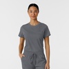 Wink Scrubs for Women, Boundless, Classic Tee with 1 Pocket(Pewter)