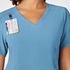 WonderWink Women’s Women’s V-Neck Scrub Top(Bay Blue)
