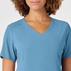 WonderWink Women’s Women’s V-Neck Scrub Top(Bay Blue)