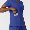 WonderWink Women’s Women’s V-Neck Scrub Top(Galaxy Blue)