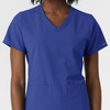 WonderWink Women’s Women’s V-Neck Scrub Top(Galaxy Blue)