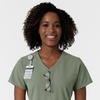 WonderWink Women’s Women’s V-Neck Scrub Top(Sage)