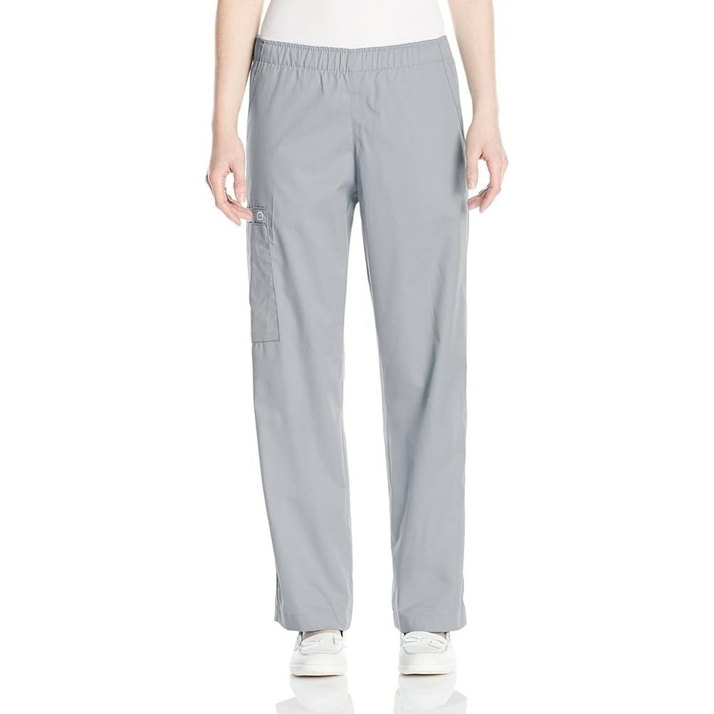 image:imageWINK Boundless Womens Bootcut Scrub Pant Womens Scrub Pant Teal Mid RiseGrey