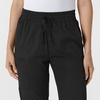 WINK Boundless Women’s Bootcut Scrub Pant | Womens Scrub Pant Teal Mid Rise(Black)