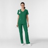 WINK Boundless Women’s Bootcut Scrub Pant | Womens Scrub Pant Teal Mid Rise(Hunter)