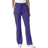 WINK Boundless Women’s Bootcut Scrub Pant | Womens Scrub Pant Teal Mid Rise(Grape)