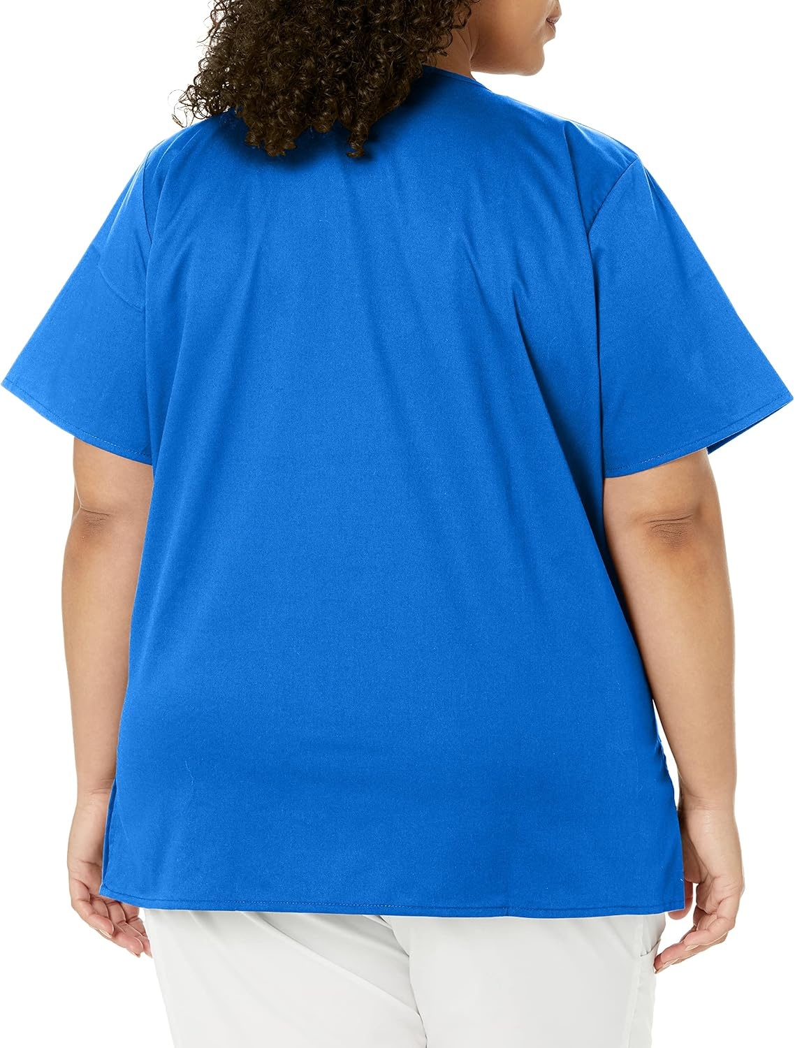 image:imageWINK WonderWORK Womens Mock Wrap Scrub TopRoyal