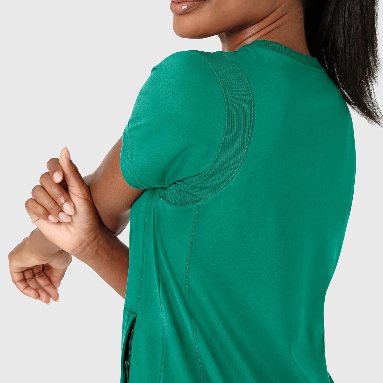 image:imageWink PRO Womens 4 Pocket VNeck Scrub TopBahama Breeze