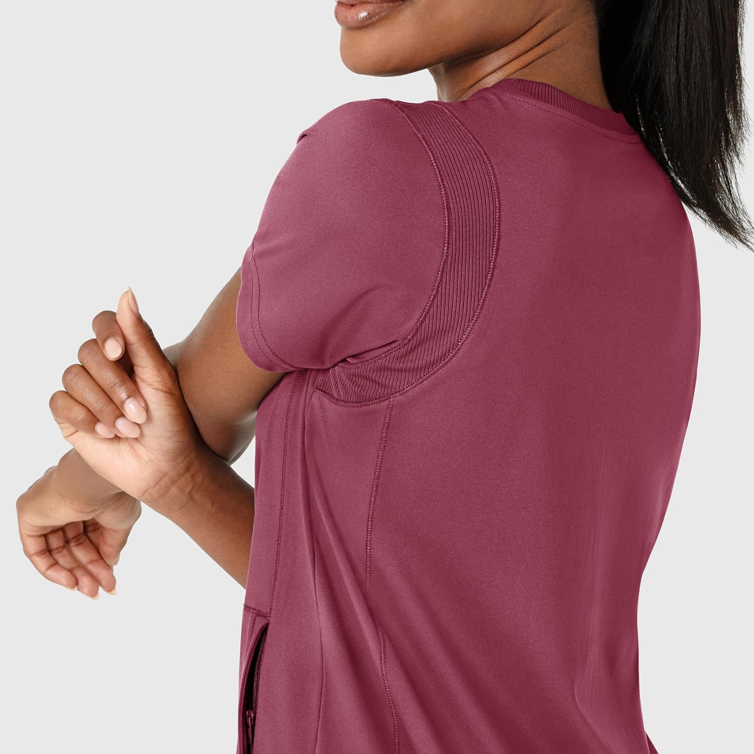image:imageWink PRO Womens 4 Pocket VNeck Scrub TopCarnation