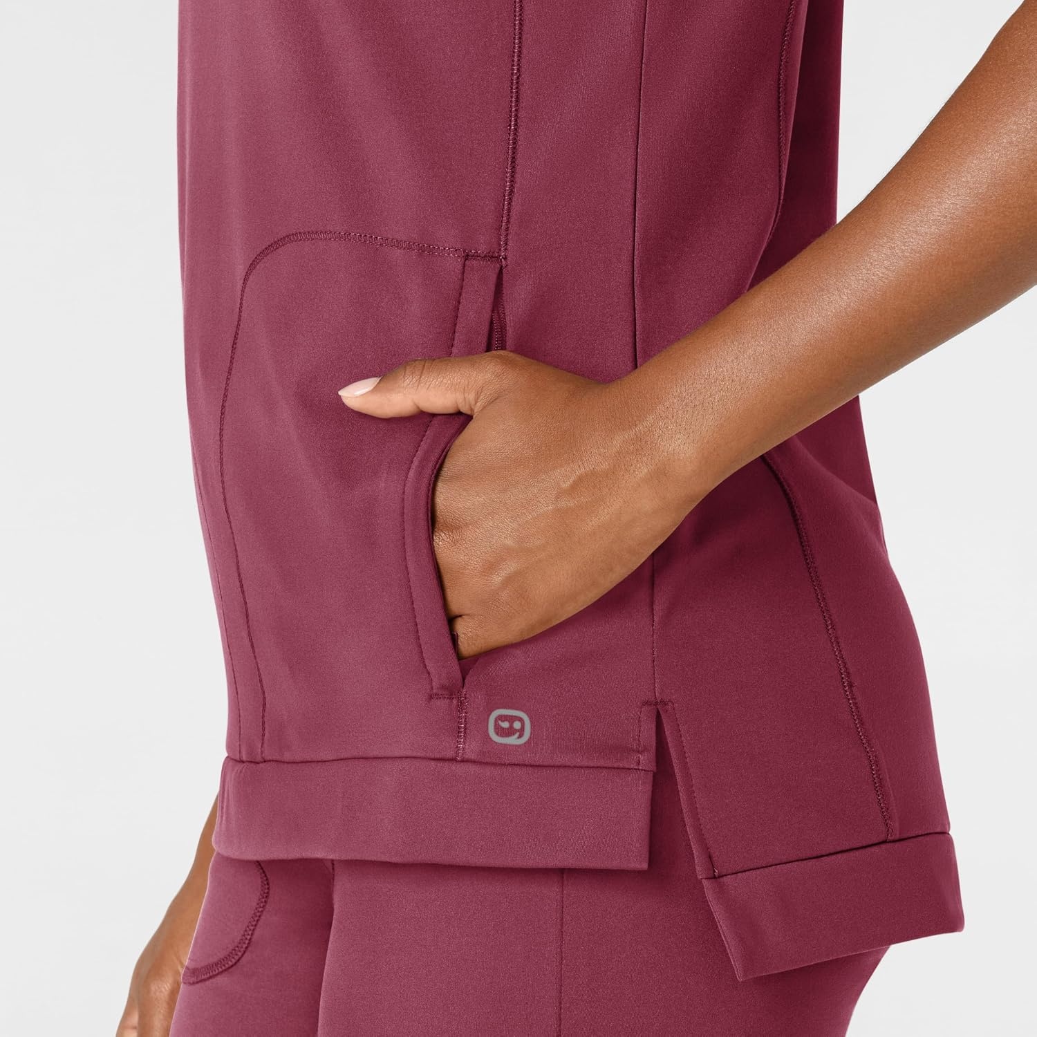 image:imageWink PRO Womens 4 Pocket VNeck Scrub TopCarnation