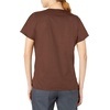 WINK WonderWORK Women’s Mock Wrap Scrub Top(Chocolate)