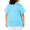 WINK WonderWORK Women’s Mock Wrap Scrub Top(Light Turquoise)